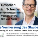 Im Gespräch: Ulrich Schnabel in St. Magni