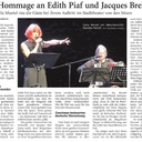 Das unmögliche Konzert - PIAF trifft BREL