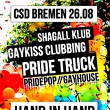 CSD BREMEN 2023 TRUCK - GAYKISSCLUBBING SHAGALL KLUB