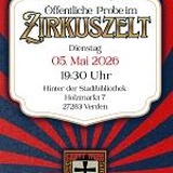 Verdener Blasorchester - öffentliche Probe im Zirkuszelt