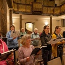 Chorprobe in der St. Georgs Gemeinde