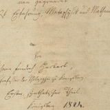 Dokumente zu Leben und Werk Johann Friedrich…