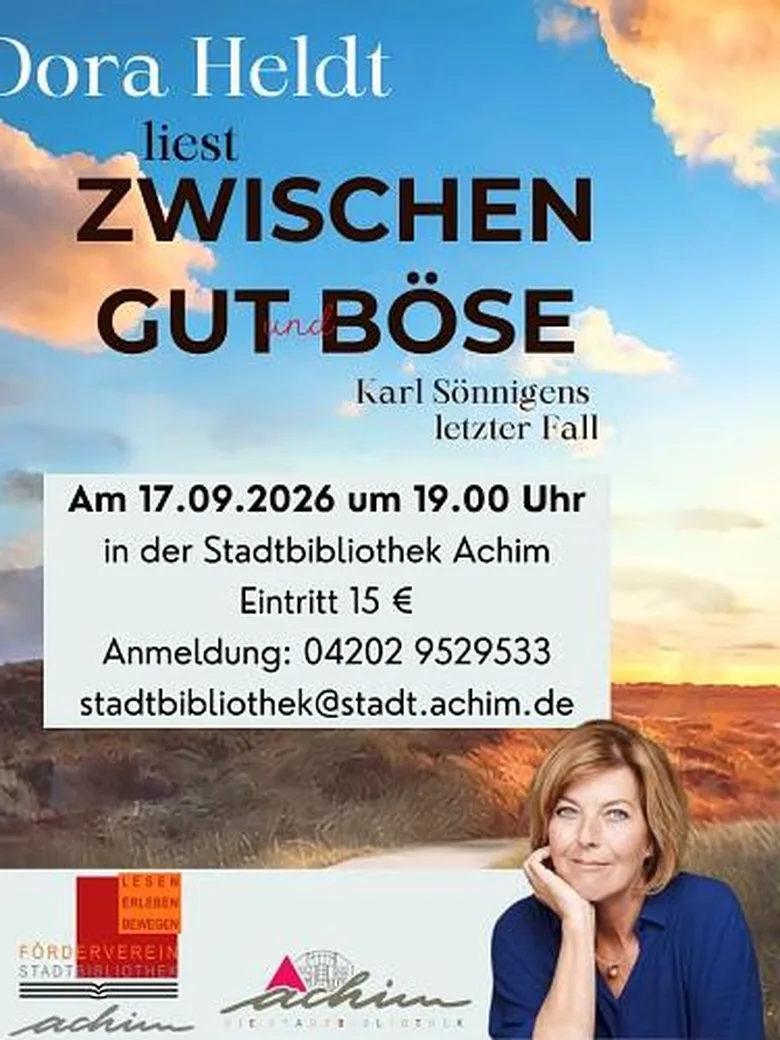 Dora Heldt liest "Zwischen Gut und Böse"