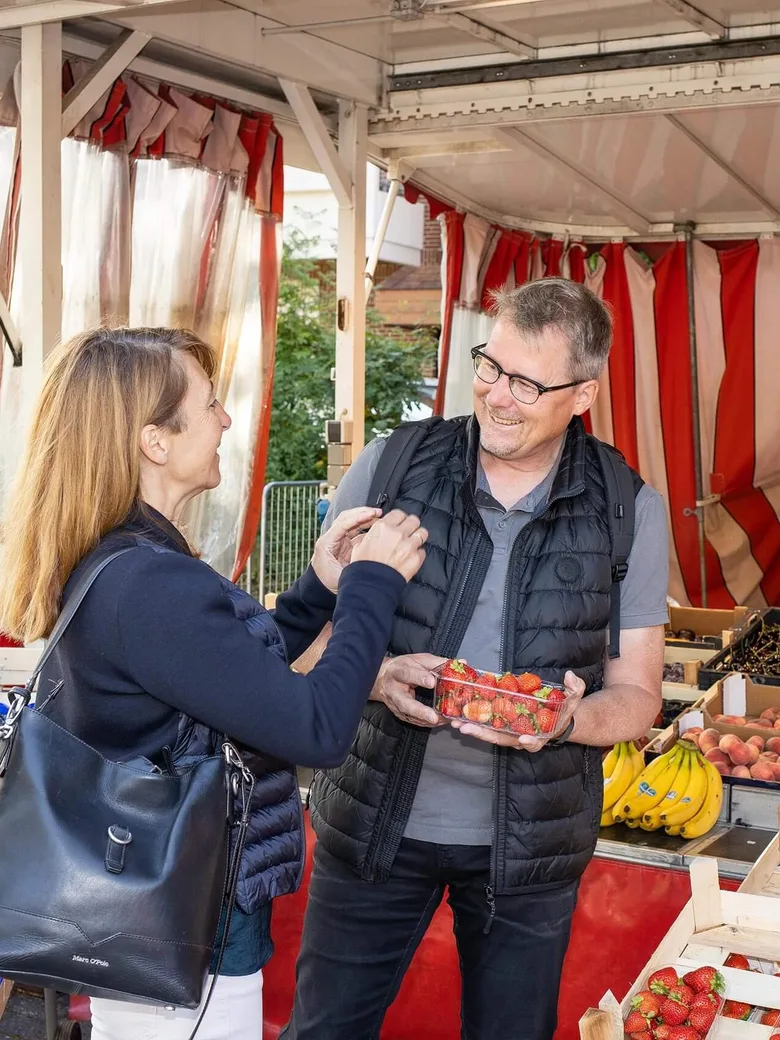 Herbstaktion auf dem Bad Zwischenahner Wochenmarkt
