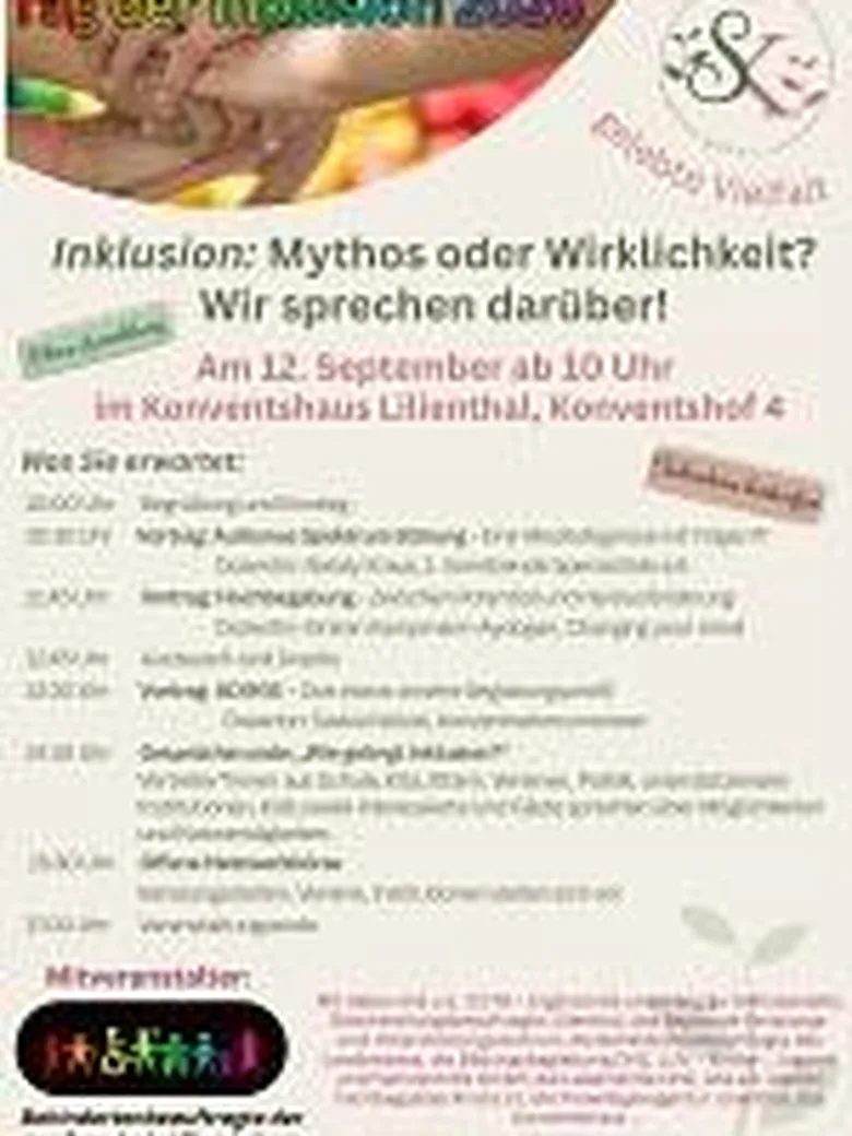 Inklusion: Mythos oder Wirklichkeit? Wir sprechen drüber!
