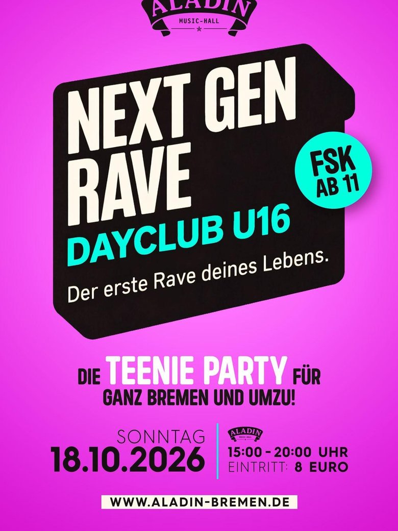 NEXT GEN RAVE – DAYCLUB U16