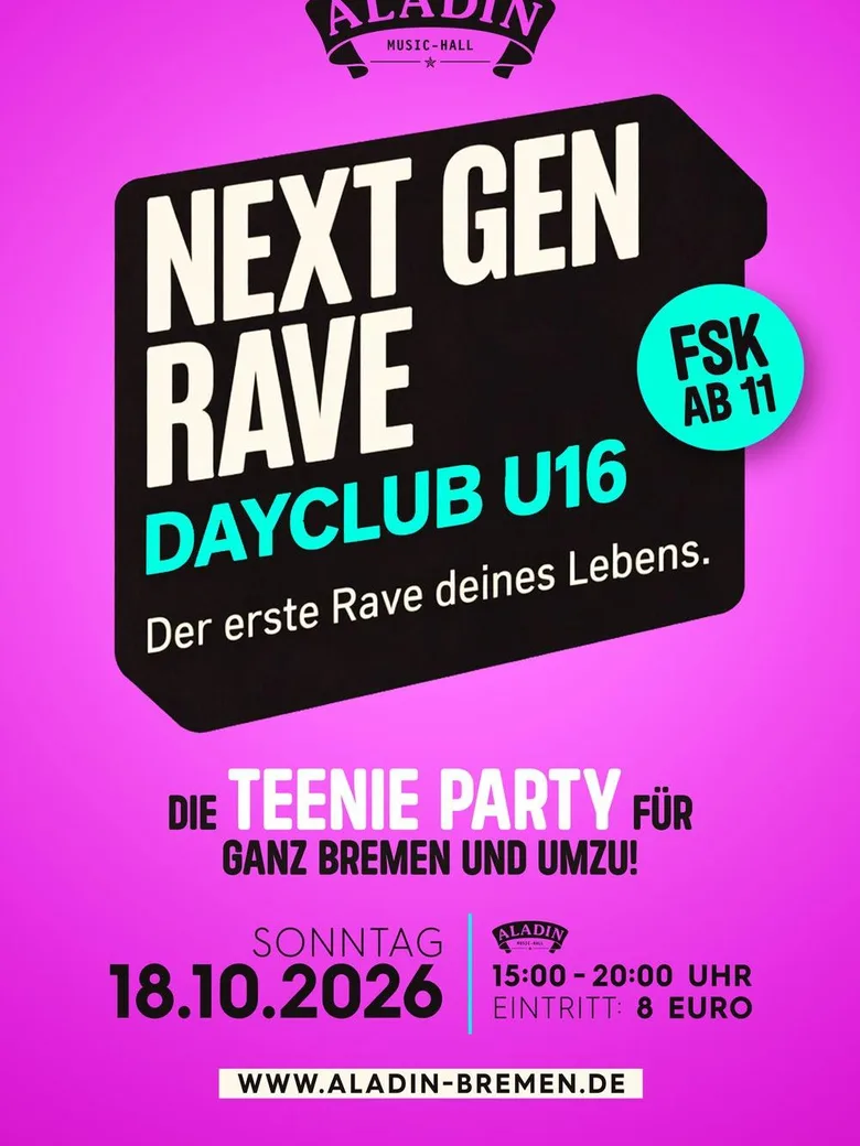 NEXT GEN RAVE – DAYCLUB U16
