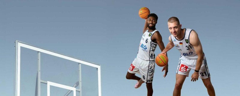 Pop-Up Basketballcourt mit den Eisbären Bremerhaven