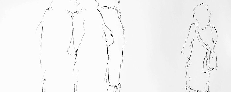 zugehört. Skizzen von Walter Peter