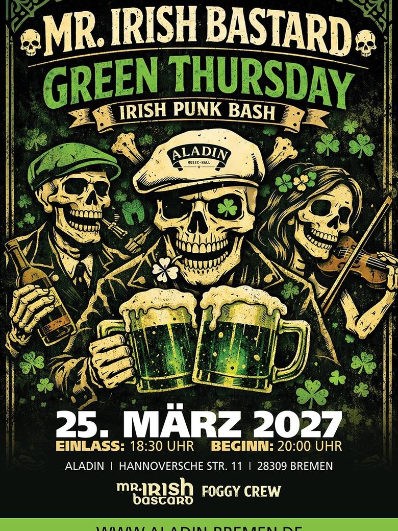 IRISH PUNK BASH – MR. IRISH BASTARD live!