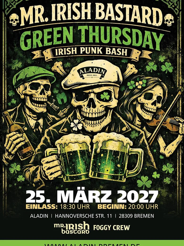 IRISH PUNK BASH – MR. IRISH BASTARD live!