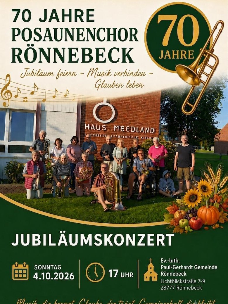 Jubiläumskonzert des Posaunenchors