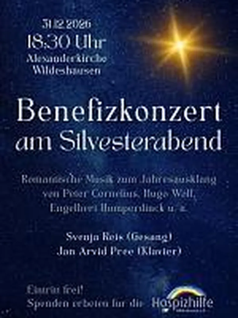 Benefizkonzert am Silvesterabend