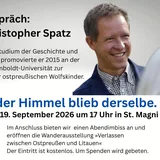 Nur der Himmel blieb derselbe. Dr. Christopher Spatz in St. Magni