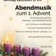 Adventmusik zum 1. Advent