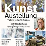 Kunstausstellung von Brigitte Tüttelmann "2x Licht in freien Räumen"