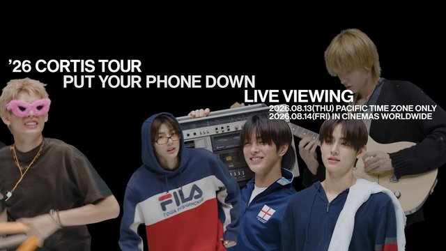 2026 CORTIS TOUR PUT YOUR PHONE DOWN IN LA: LIVE VIEWING
