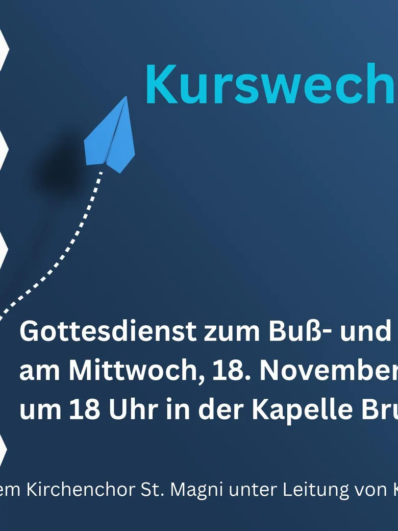 Gottesdienst zum Buß- und Bettag in der Kapelle Brundorf