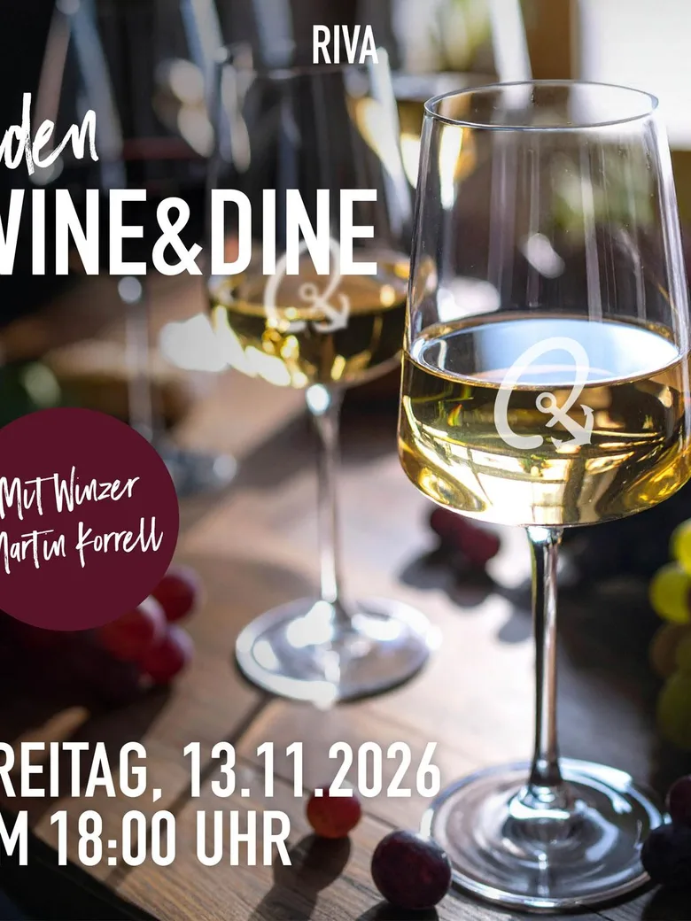 WINE & DINE im RIVA