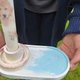 Keramikgießen: Dekotablett und Kerzenhalter