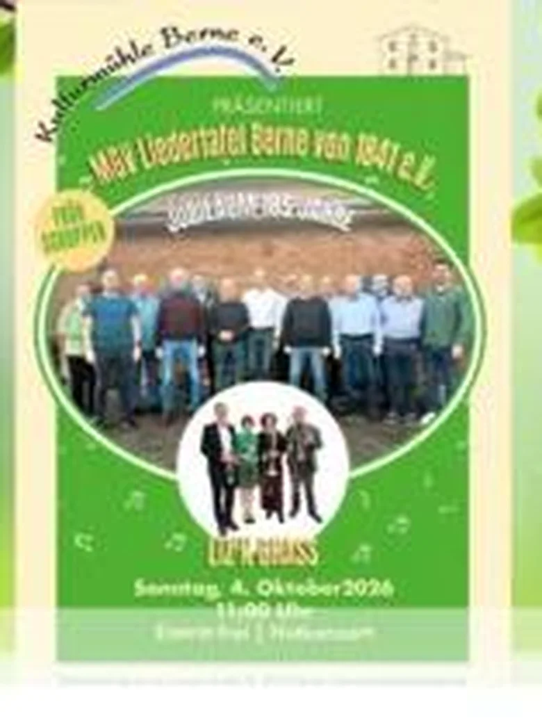 185 Jahre Männergesangverein Liedertafel Berne von 1841
