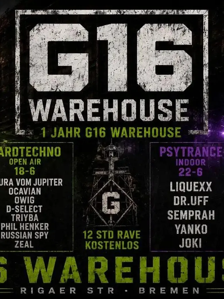 1 JAHR G16 WAREHOUSE