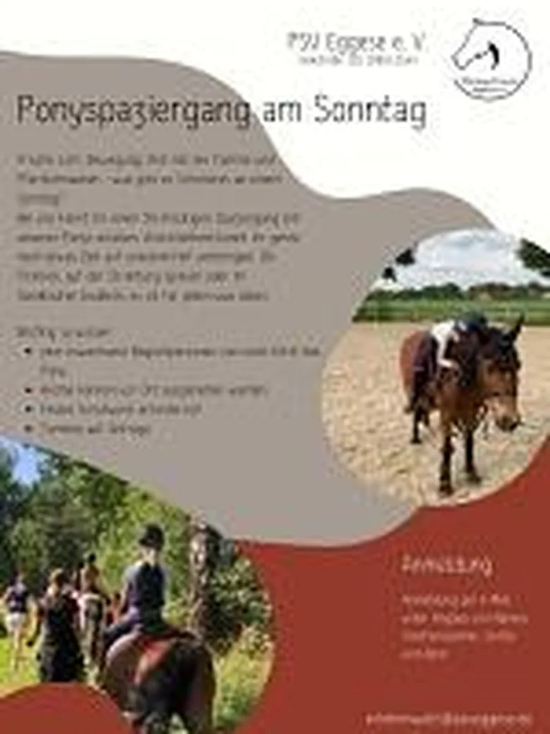 Ponyspaziergang beim PSV Eggese e.V.