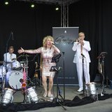 Musikalische Unterhaltung beim Duhner Wattrennen
