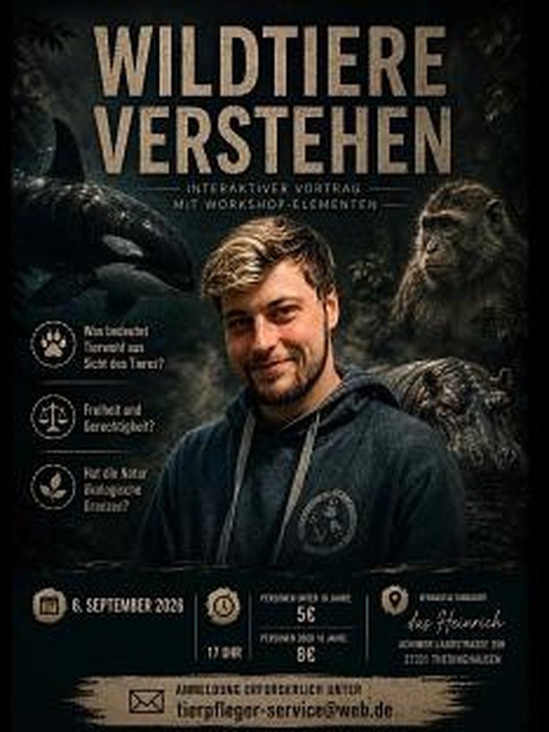 ,,Wildtiere verstehen'' Vortrags-Workshop