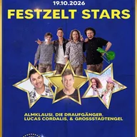 DIE FESTZELT STARS FEIERN DICH UND DEINE FREUNDE