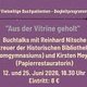 Aus der Vitrine geholt