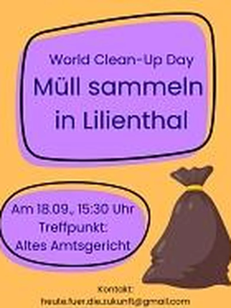 Müllsammelaktion in Lilienthal zum World Clean-Up Day