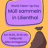 Müllsammelaktion in Lilienthal zum World Clean-Up Day