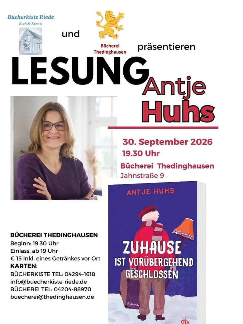 Lesung mit Antje Huhs