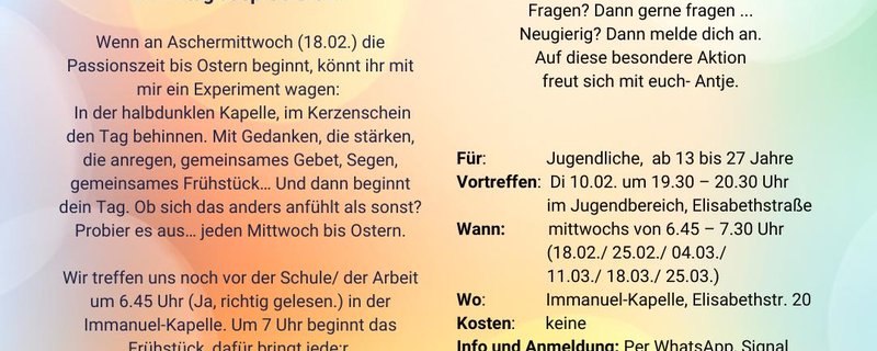 Sieben Wochen ohne Härte