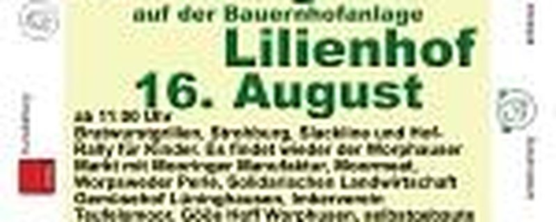 Backtag / Worphauser Markt / 3. Tag der offenen Lilienthaler Museen