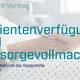 Vortragsreihe Leben am Lebensende | Patientenverfügung und Vorsorgevollmacht