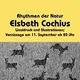 Galeriekaffee inmitten der Linolschnitten von Elsbeth Cochius