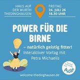 Vortrag "Power für die Birne - natürlich geistig fitter!"