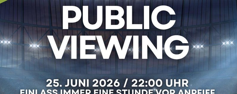 WM 2026 - Public Viewing im Hamme Forum