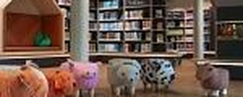 Ausstellung "Die Bibliothek" in der Kulturscheune