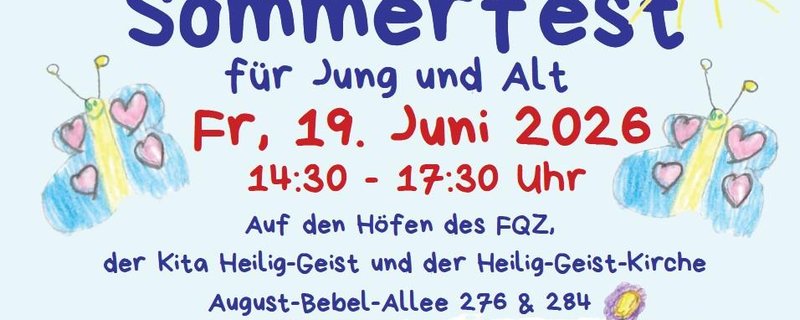 Sommerfest für Jung und Alt "Orte, die verbinden"
