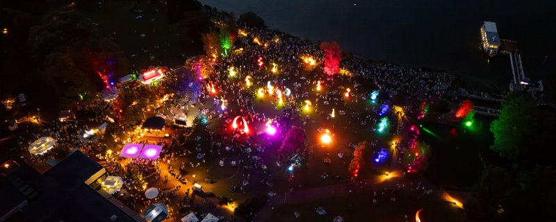 Lichternacht im Kurpark
