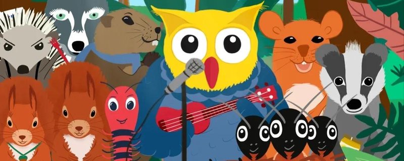 Eule findet den Beat