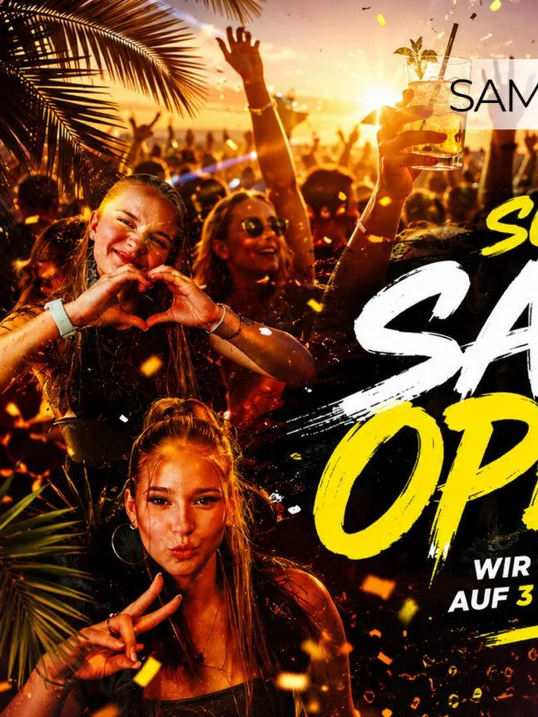 SUMMER SAISON OPENING – AUF 3 AREAS!