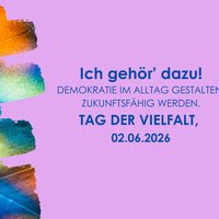 Ich gehör' dazu! Tag der Vielfalt 2026