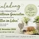 Einladung zum Frühstück der älteren Generation