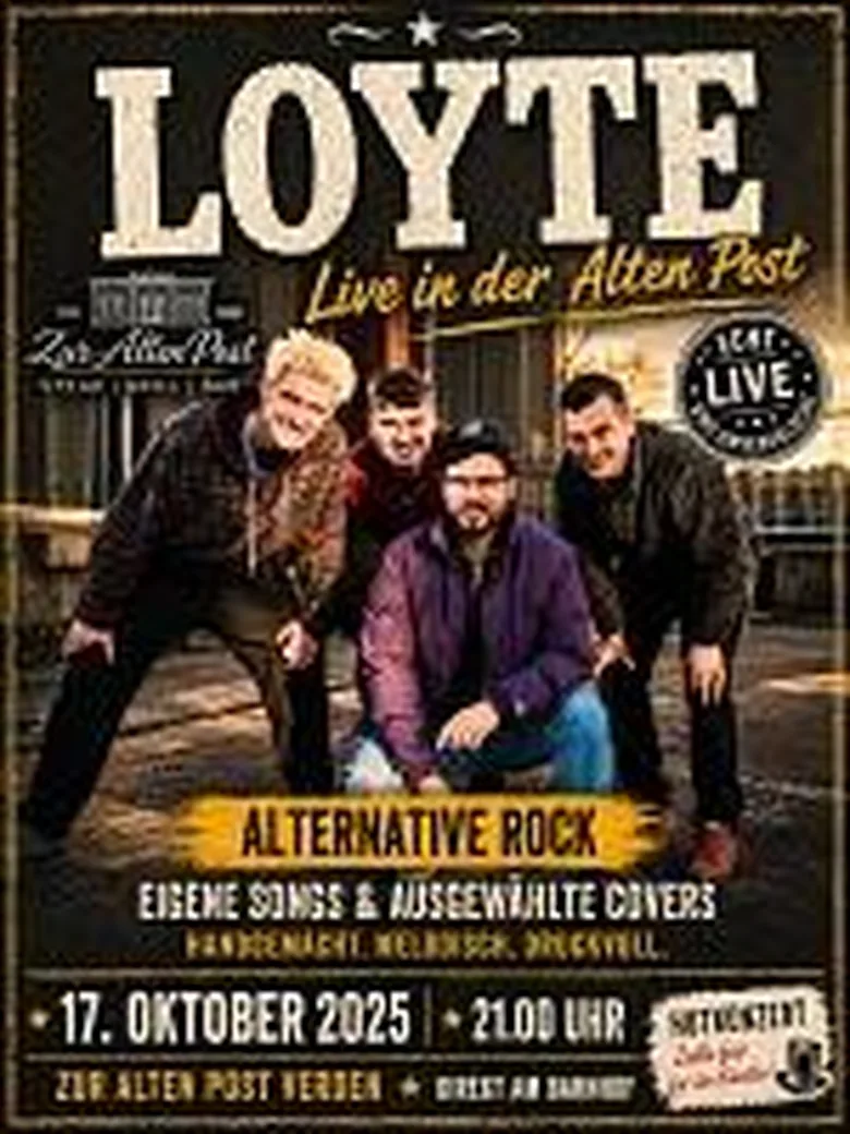 LOYTE live in der Alten Post am Bahnhof Verden
