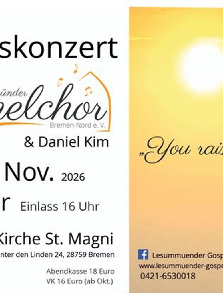 Jahreskonzert Lesummünder Gospelchor