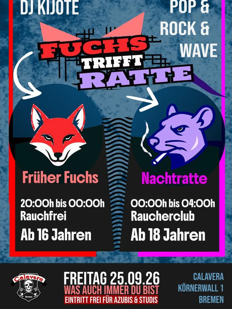 Fuchs trifft Ratte